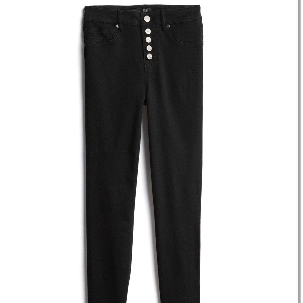 1822 Denim Ashley Button Up Skinny Jean